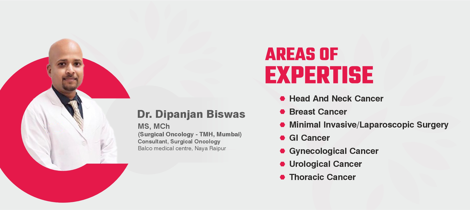 Best Surgical Oncologist in  Raipur,Chhattisgarh